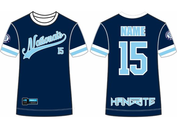 NATIONALS DRI FIT JERSEY NAVY