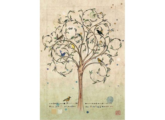Bird Tree - Bug Art Card