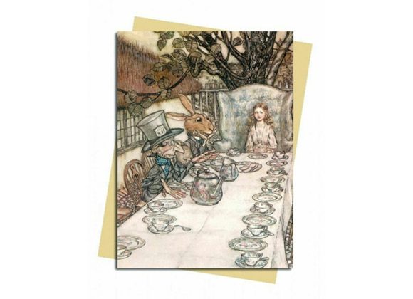 Alice in Wonderland Tea Party Greetings Card