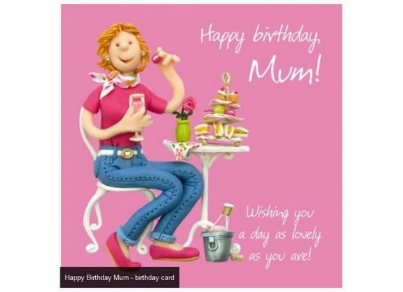 Happy Birthday Mum - Birthday card