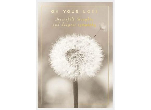 Dandelion - On Your Loss Card