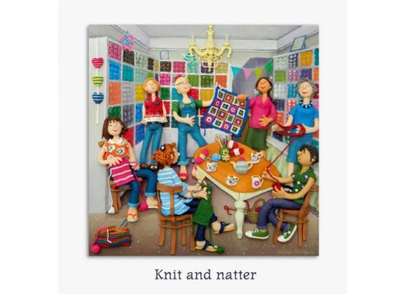 Knit and natter - Blank inside