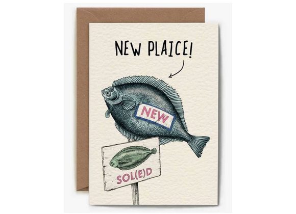 New Plaice- New Home Card by Bewilderbeest