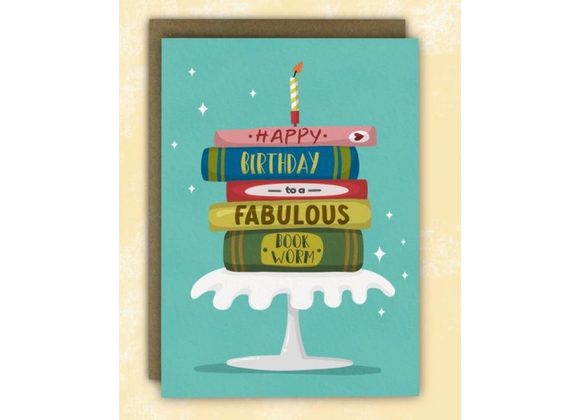 Happy Birthday to a fabulous bookworm, by Running with Scissors