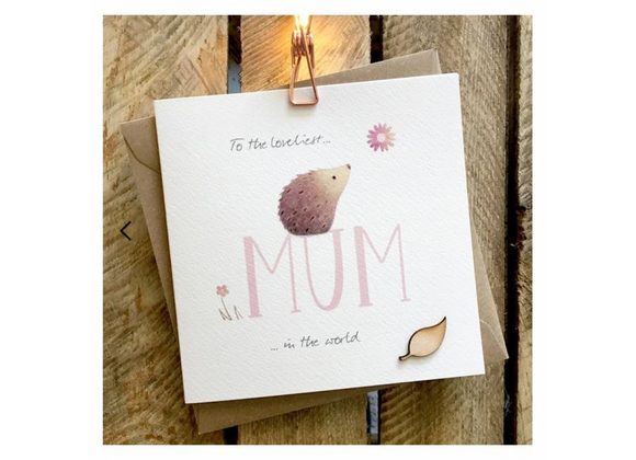 Loveliest MUM in the world, card by Ginger Betty 