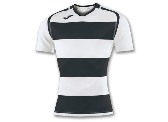 Joma Pro Rugby Shirt White/Black Adult