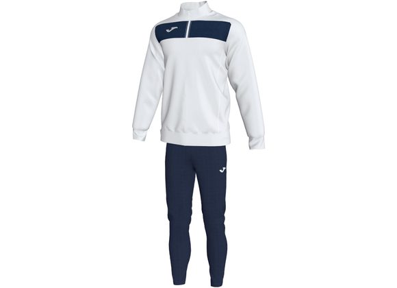Joma Academy Tracksuit White/Navy Adult
