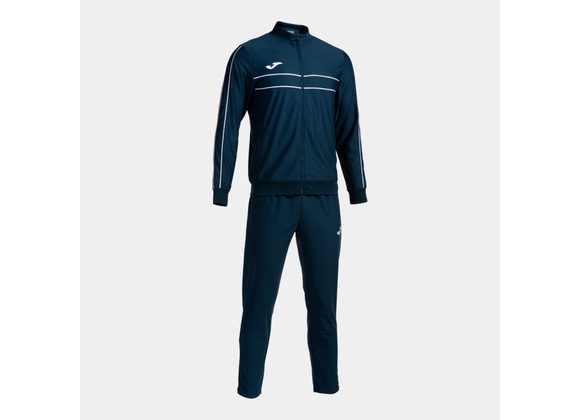 Joma Victory Tracksuit Navy/White Junior 