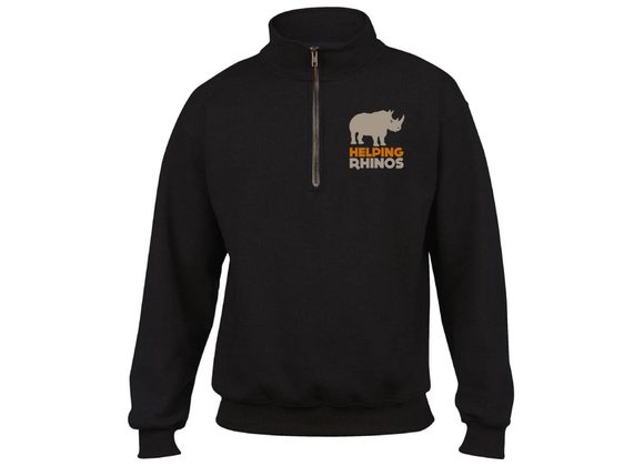 Helping Rhinos 1/4 Zip Sweatshirt - All Colours