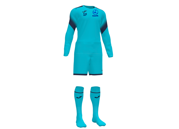 SoccerFix Goalkeeper Kit Adult Turquoise (Zamora)