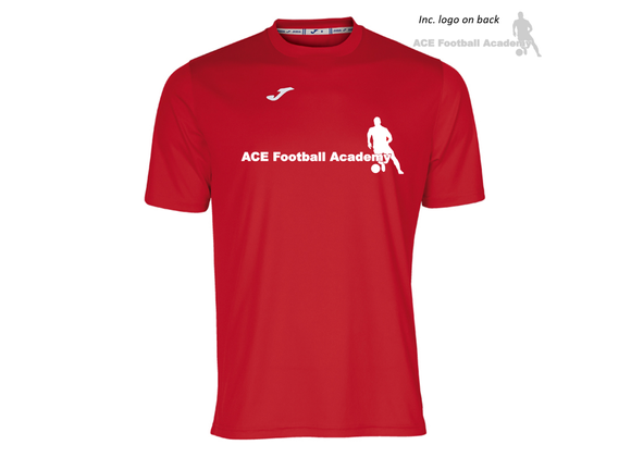 ACE Football Academy Adult Tee Red (Combi)