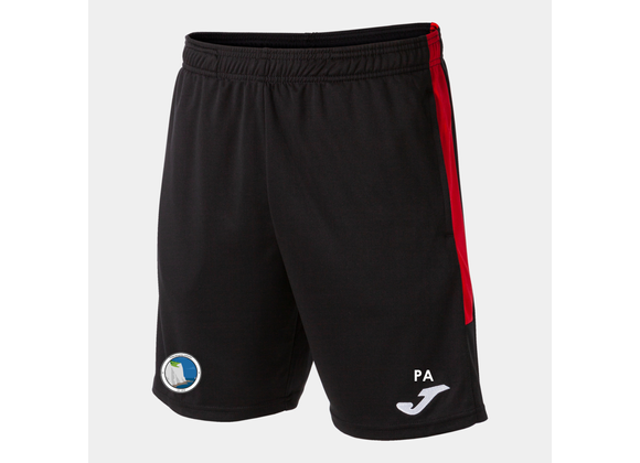Peacehaven Athletic Pocket Shorts Black/Red (Eco)