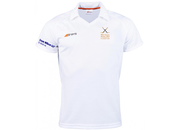 Mid Sussex Hockey Away Shirt White MENS TEAMS (Axis 750)