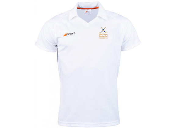 Mid Sussex Hockey Away Shirt White JUNIOR TEAMS (Axis 750)