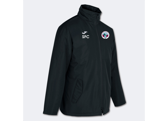 Southdown FC Winter Coat Black Adult (Trivor)