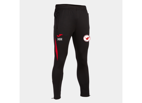 Hollingbury Hawks Training Pants Black/Red Adult (C7)