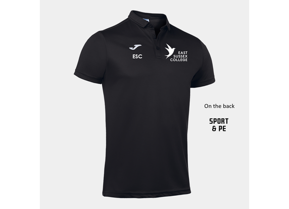 East Sussex College Sport & PE Polo Black (Hobby)