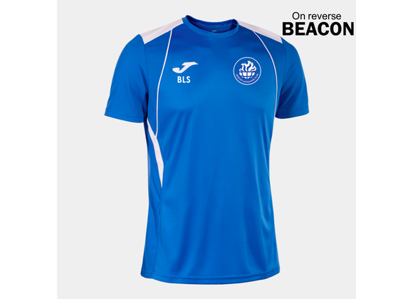 Beacon Lifesaving Club Tee Royal/White Adult (C7)
