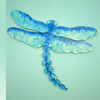 Blue/Aqua dragonfly wooden puzzle