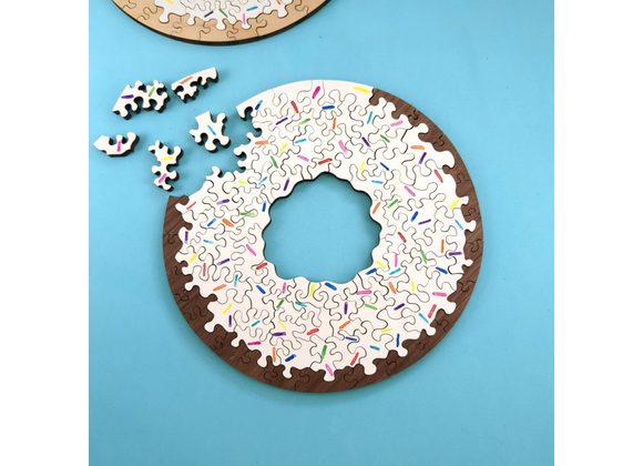 Double-sided Sprinkled Donut, Chocolate