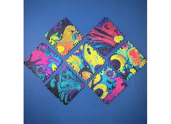 Oil Slick Mini Wooden Puzzle