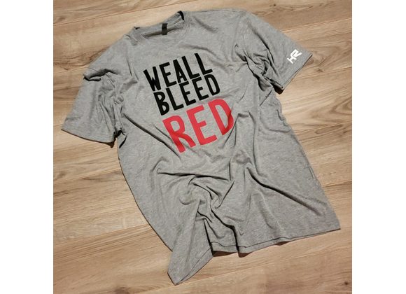WE ALL BLEED RED 