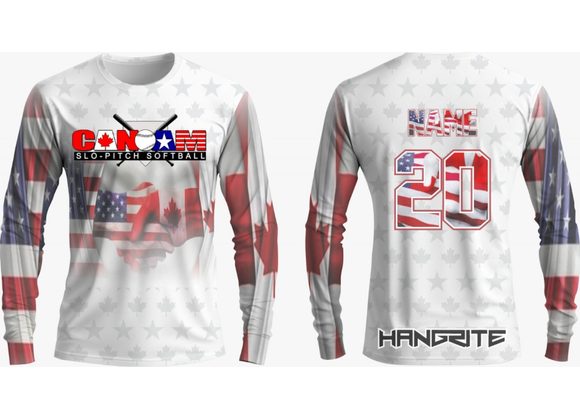 CAN AM FULL SUB LONG SLEEVE WHITE