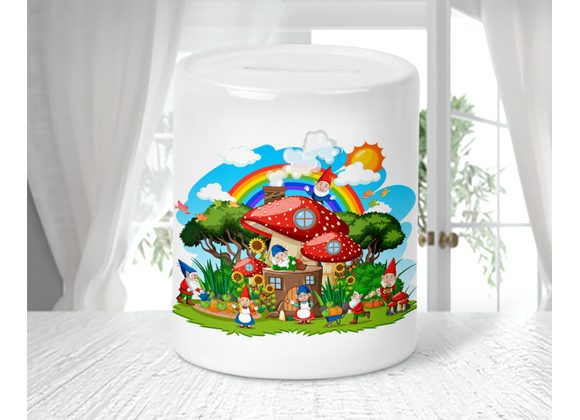 Personalised Gnome Money box