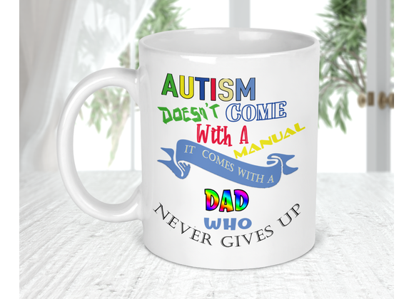 Autism Doesn't come with a manual mug