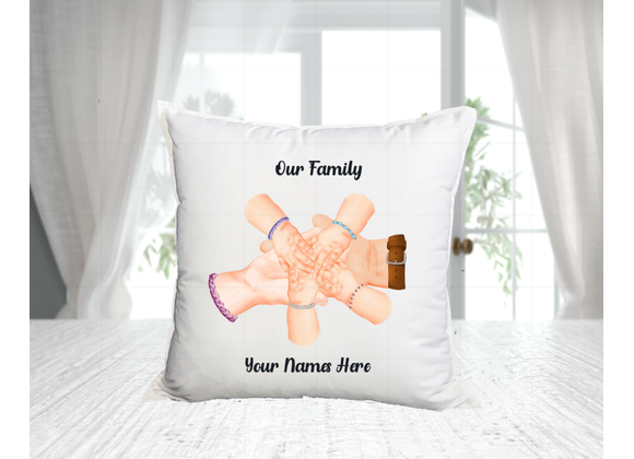 Family Hands cushion - All options available