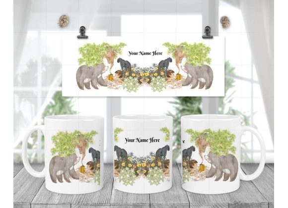 Jungle boy mug wrap