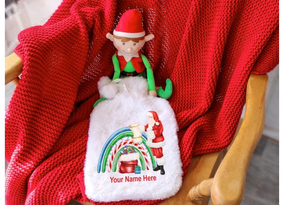 Personalised Santa hot water bottle