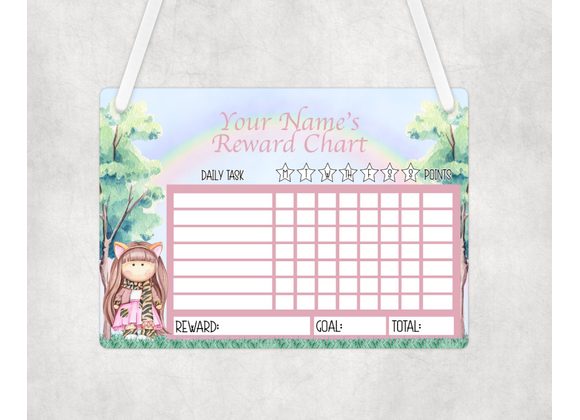 Girl tiger rewards chart
