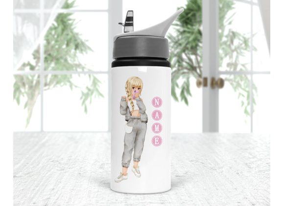 Personalised Grey jogger girl
