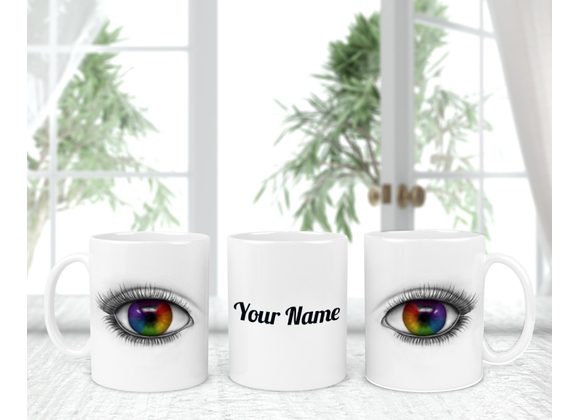 Eyes mug personalised