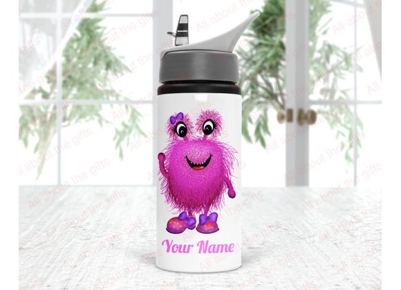 Personalised cute pink girl monster