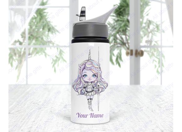 Personalised unicorn girl warrior 