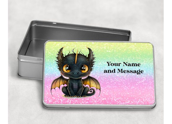 Personalised Dragon Tin