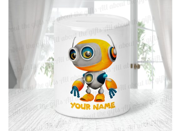 Personalised Yellow Robot