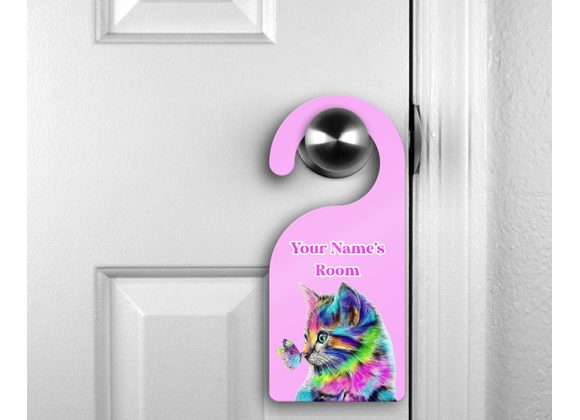 Cat door hanger
