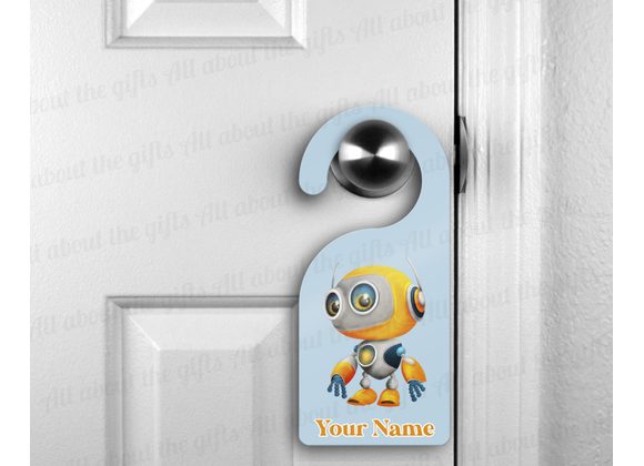 Personalised Yellow Robot