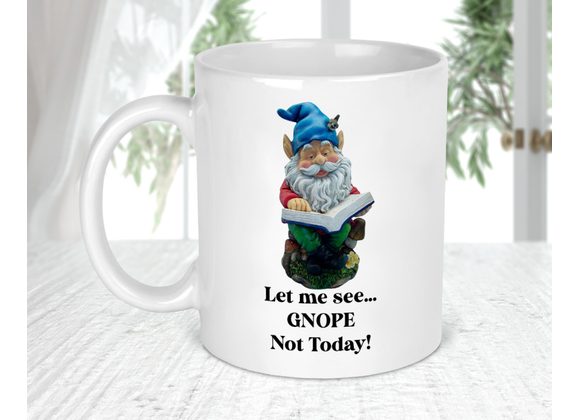 Gnope not today mug