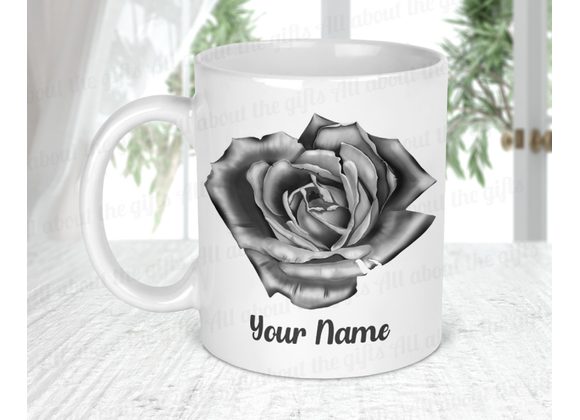 Personalised Rose mugs