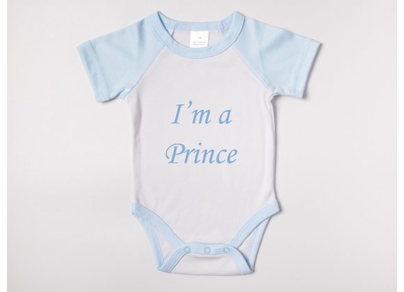 Blue Baby Gender reveal vest / bodysuit