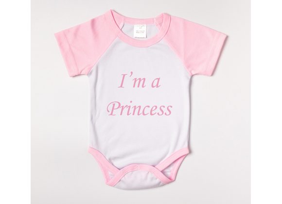Pink Baby Gender reveal vest / bodysuit