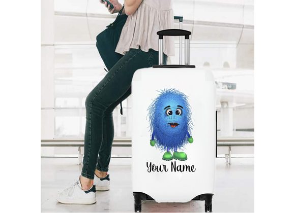 Man monster luggage cover