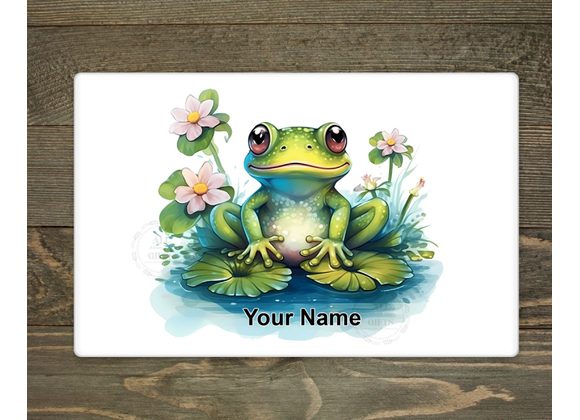 Frog on a lily pad