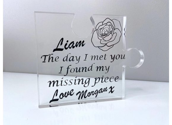Personalised puzzle piece
