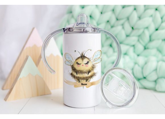 Bee design sippy cup for adults and children 