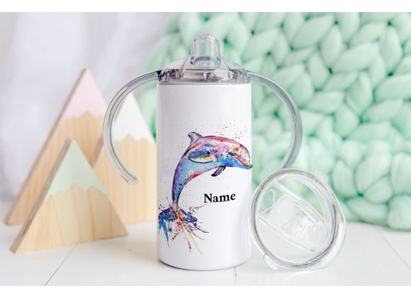 Dolphins sippy cup
